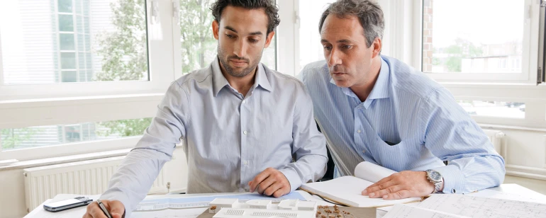 architects planning house