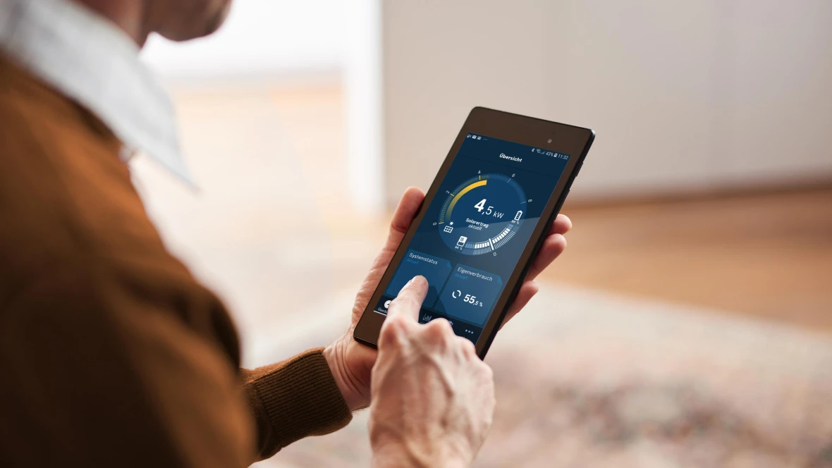 Energiemanager App Nutzung