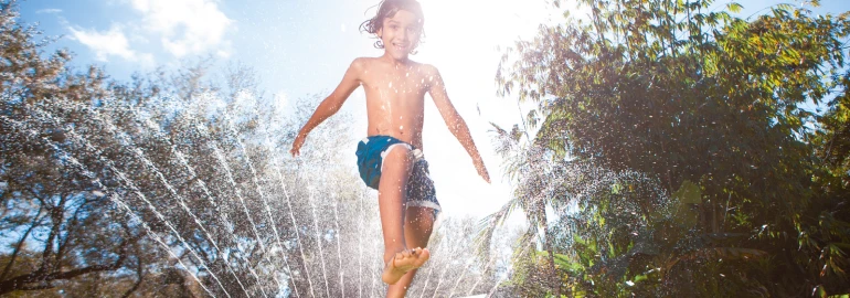 Water pressure boosting on kid
