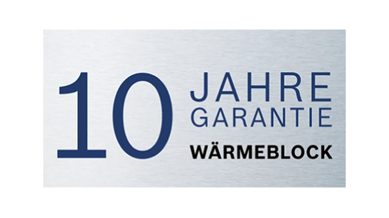 10-Jahre-Wärmetauscher-Garantie
