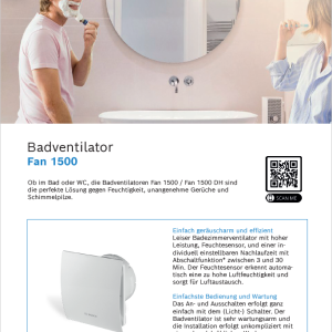 Broschüre Fan 1500 Broschüre Fan 1500