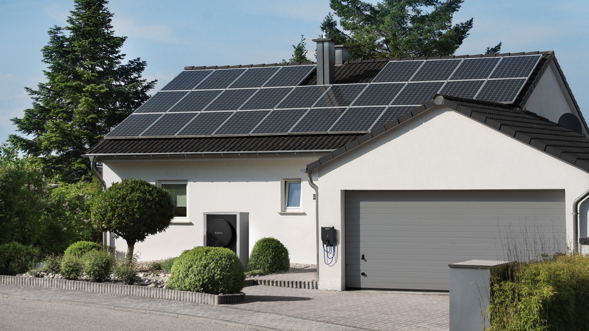 House with Solarpanels House with Solarpanels