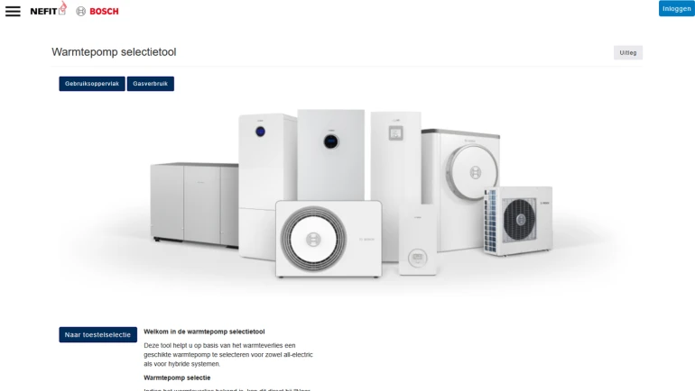 Heat pump selection tool