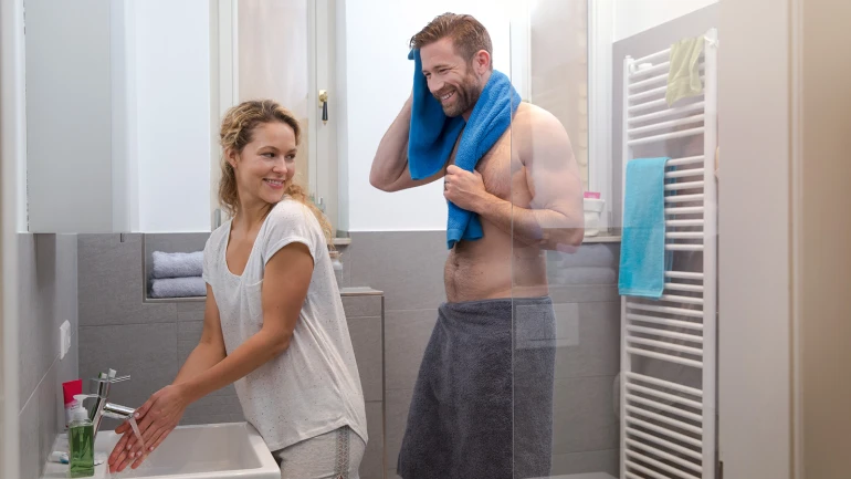 Met de warmwateroplossingen van Bosch Climate wordt douchen weer een plezier.