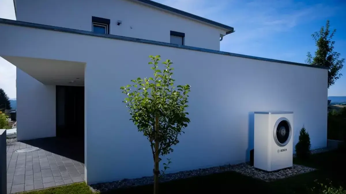 Reference house with heat pump Reference house with heat pump