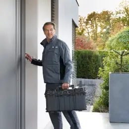 Bosch installateur aan de deur