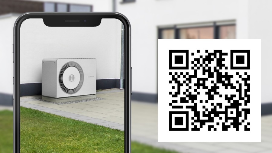 Simulatie van warmtepomp met QR Code Simulatie van warmtepomp met QR Code
