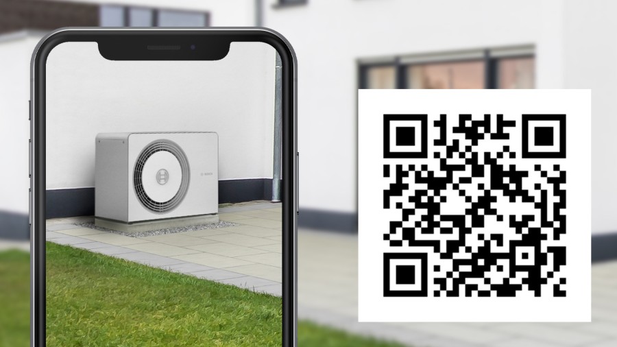 Simulation Pompe à Chaleur en 3D avec code QR Simulation Pompe à Chaleur en 3D avec code QR