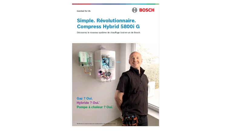 Page de couverture brochure Compress Hybrid 5800i G