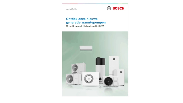 Voorblad brochure nieuwe generatie warmtepompen