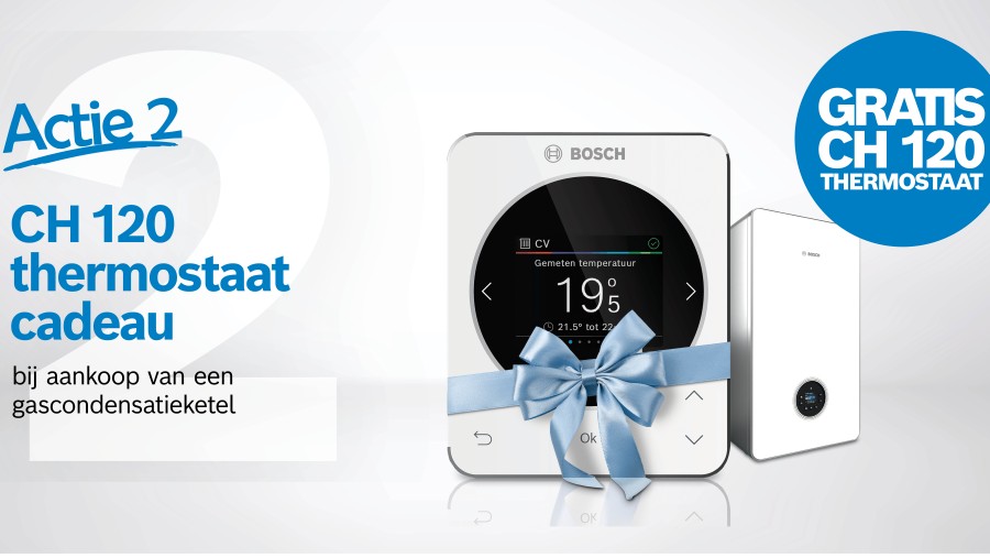 Installateursactie: gratis CH120