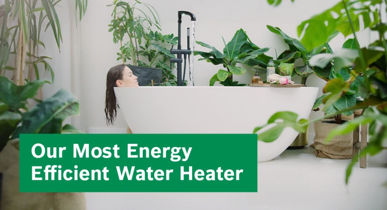 Notre chauffe-eau le plus économe en énergie