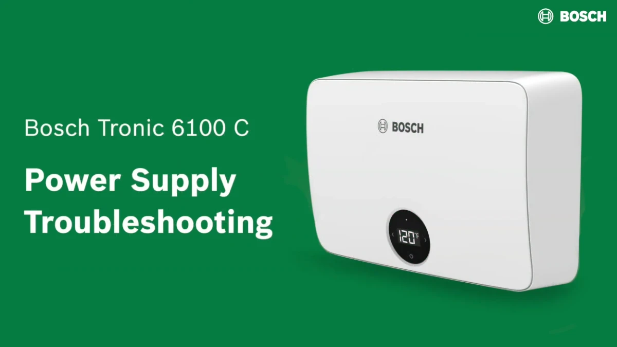 Bosch Tronic 6100 C Power Supply Troubleshooting
