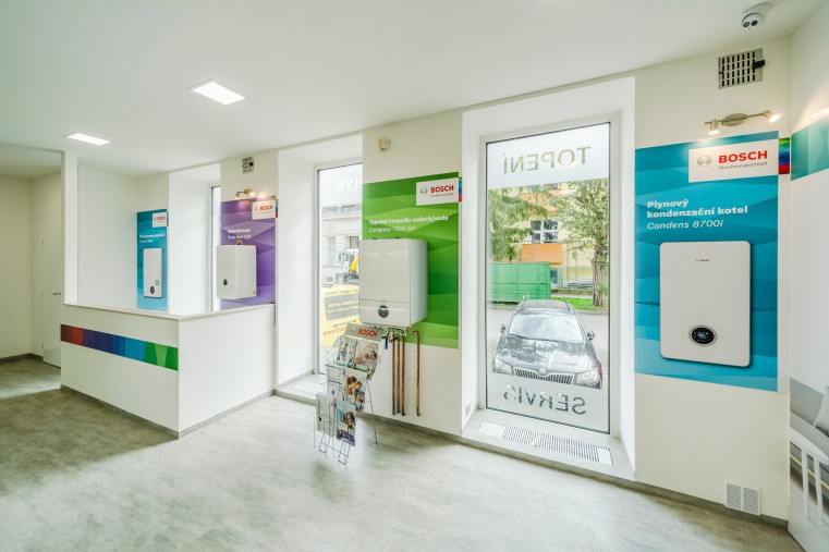 B&L Plyn-servis - showroom interiér