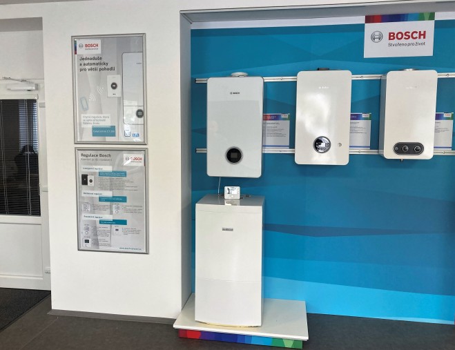 B&L Plyn-servis - showroom interiér