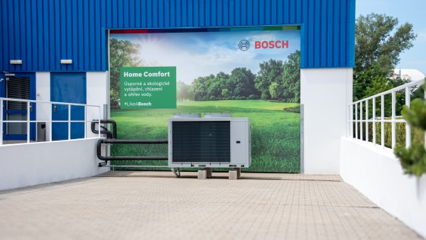 Vytápění sídla Bosch Home Comfort tepelným čerpadlem Compress 3000 AWP