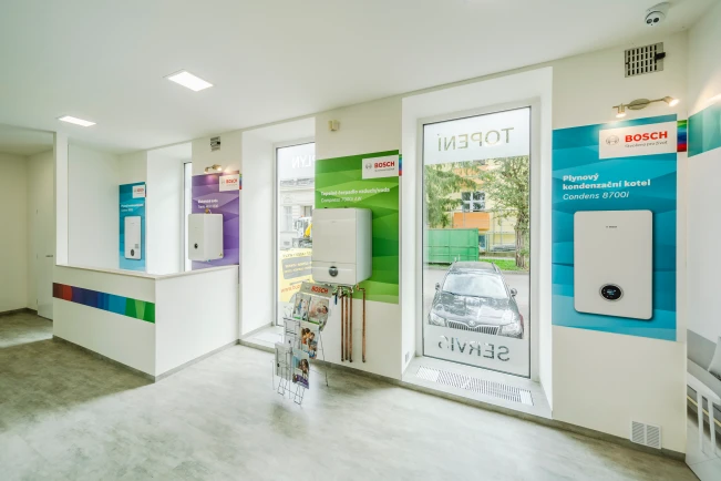 B&amp;L Plyn-servis - showroom interiér