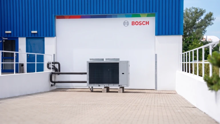 Vytápění sídla Bosch Home Comfort tepelným čerpadlem Compress 3000 AWP