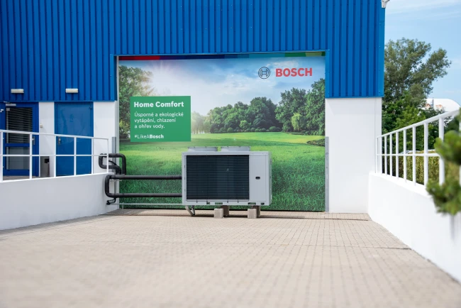 Vytápění sídla Bosch Home Comfort tepelným čerpadlem Compress 3000 AWP