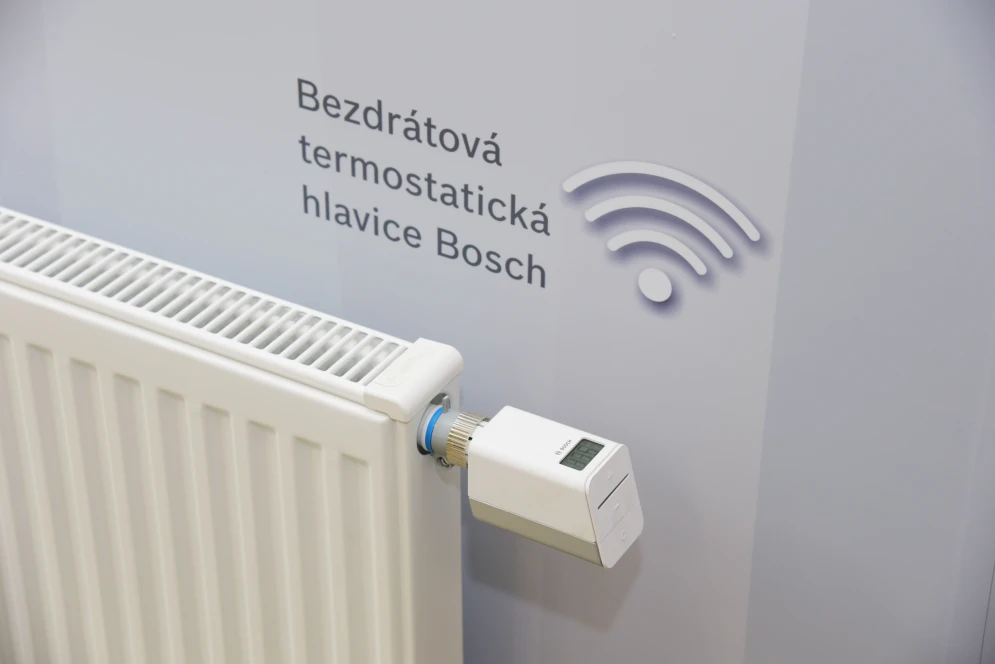 Bezdrátová termostatická hlavice Bosch