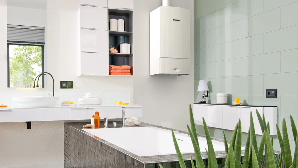 bath with boiler