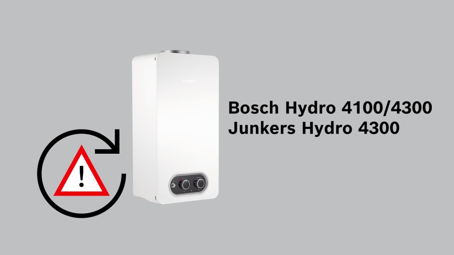 Plynové průtokové ohřívače Bosch - bezpečnostní upozornění