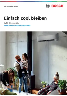 Titelbild für die Klimageräte-Gesamtbroschüre.