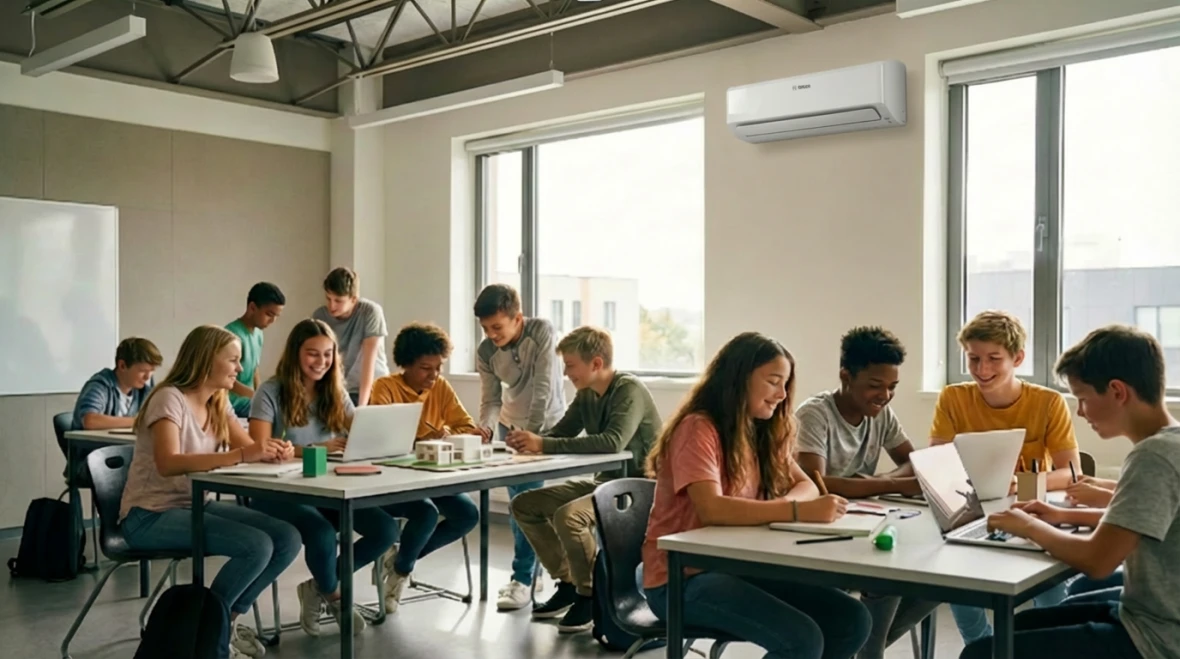 Bosch Climate im Klassenzimmer