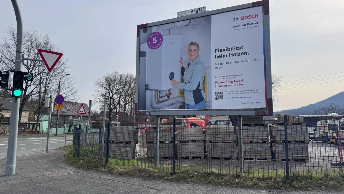 Großflächenplakat