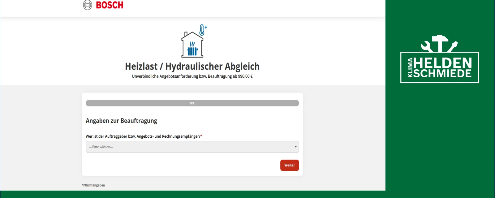 Heizlastberechnung-Service