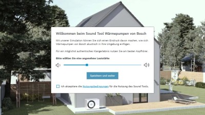 Grafik von Bosch Sound-Tool.