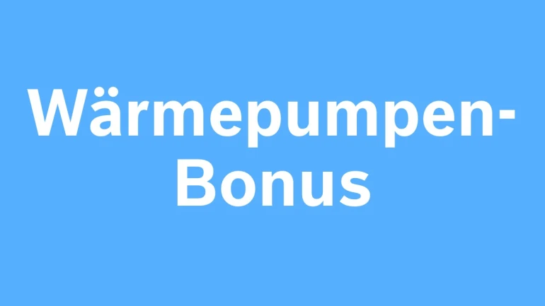 Wärmepumpenbonus GEG 2024