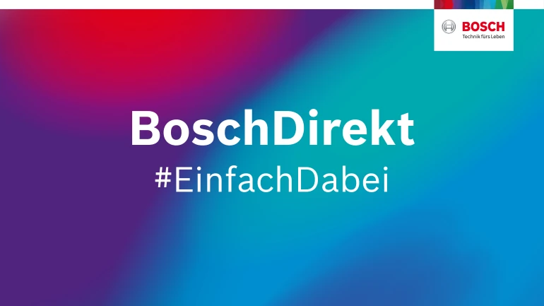 Digitale Veranstaltungsreihe: BoschDirekt 2021