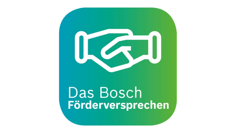 Logo Bosch Förderversprechen