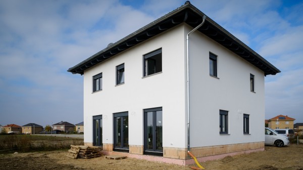Ein KfW 40 Plus Haus mit 162qm wurde als Neubau realisiert.