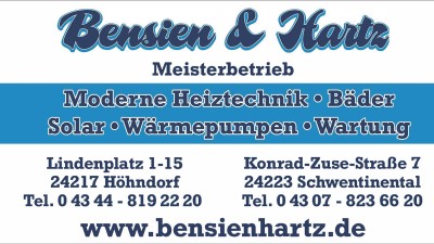 Bensien und Hartz OHG Schwentinental Logo Bensien und Hartz OHG Schwentinental Logo