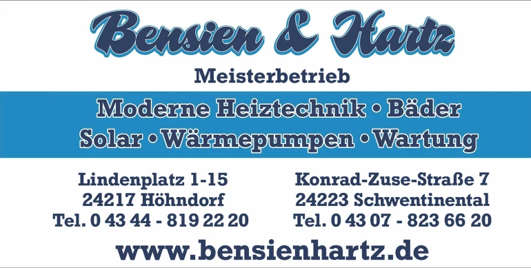 Bensien und Hartz OHG Schwentinental Logo