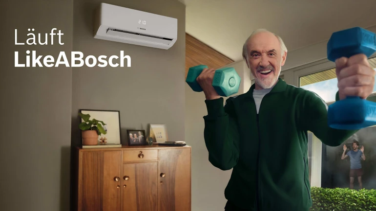 ,,Läuft Like A Bosch''-Kampagnenbild