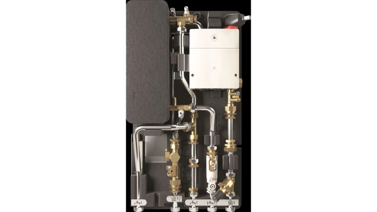 Die Innenansicht einer Wohnungsstation Flow 7000.