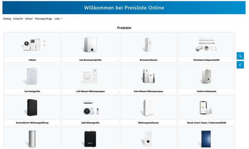 Webansicht Preislisten Online Tool Partner Portal Webansicht Preislisten Online Tool Partner Portal