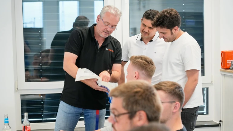 Präsentation beim Jungmeister Programm