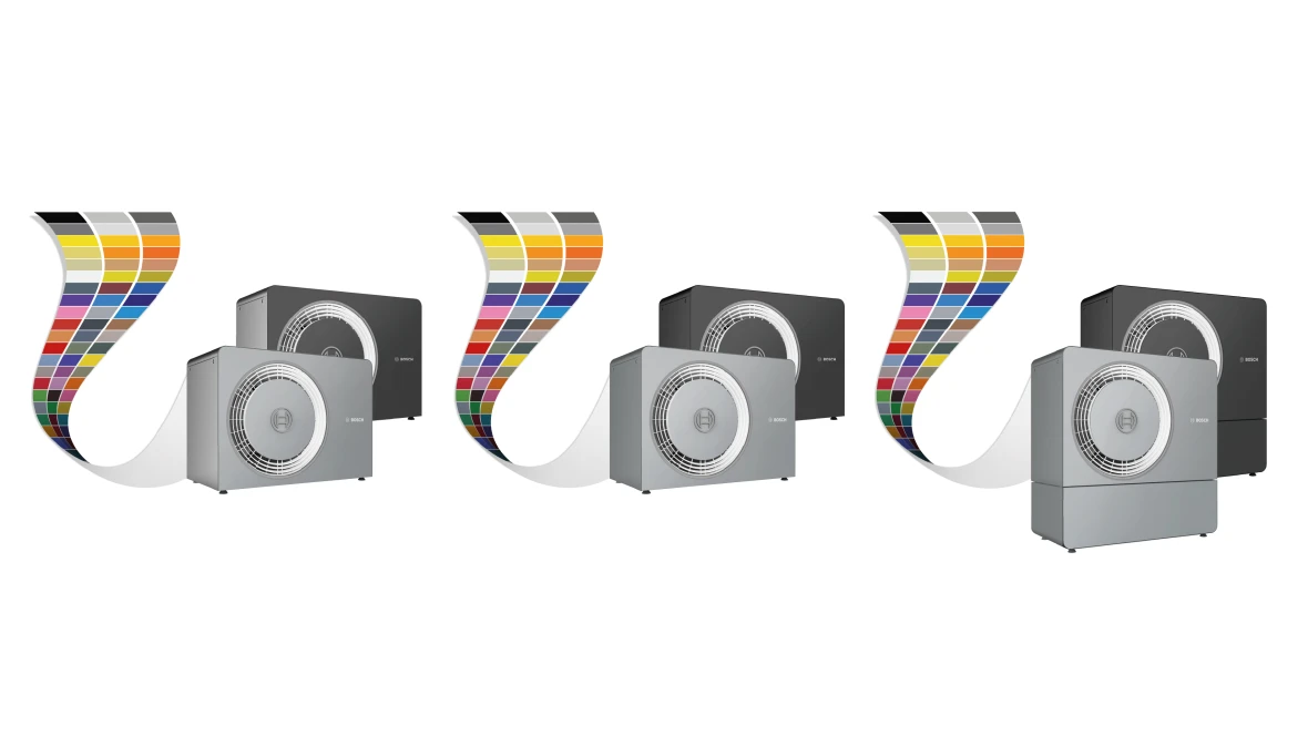 Bosch Compress 5800i AW und 6800i AW Folierungsvarianten.