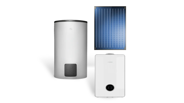 Gasbrennwertsystem mit Solar