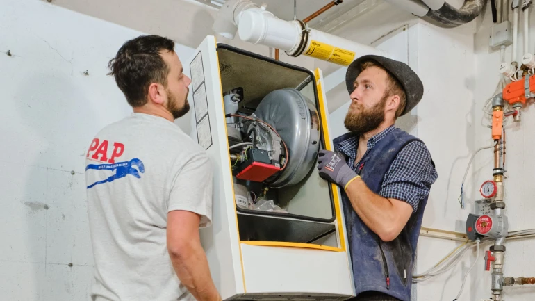 Hybride Heiz und Warmwasserlösung