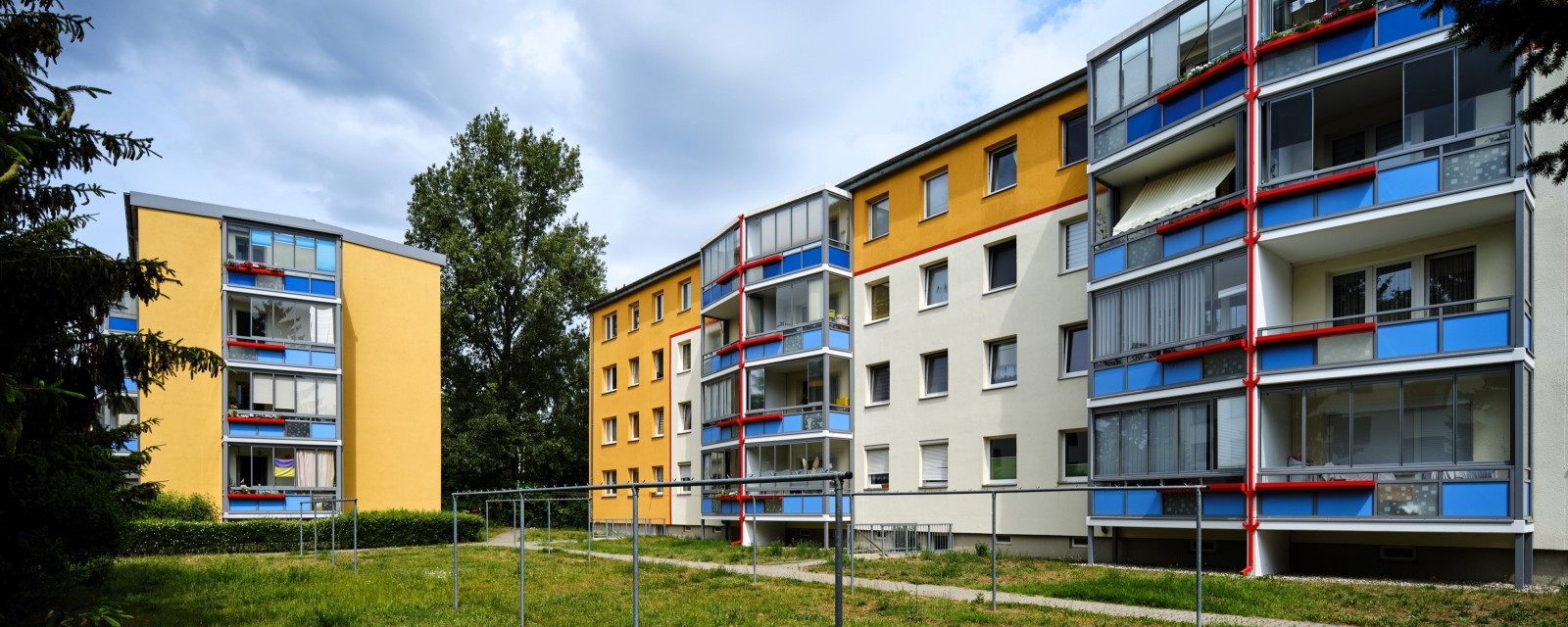 Berliner Wohnsiedlung aus den 1960er Jahren. Berliner Wohnsiedlung aus den 1960er Jahren.