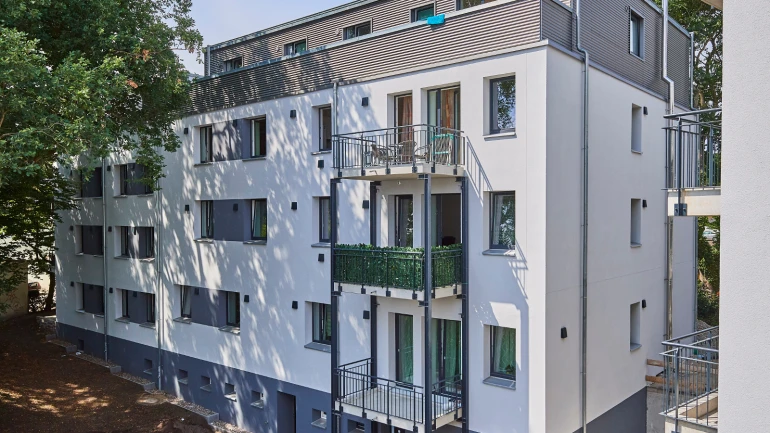 Neubau eines Niedrigstenergiehauses