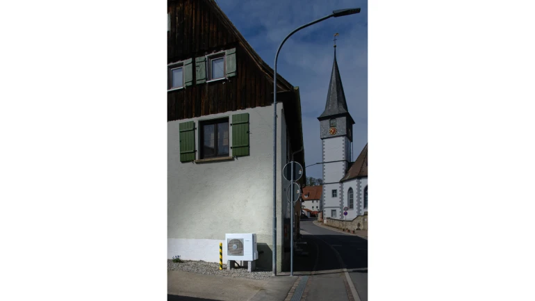 Referenzobjekt in Aidlingen mit Split-Wärmepumpe von Bosch