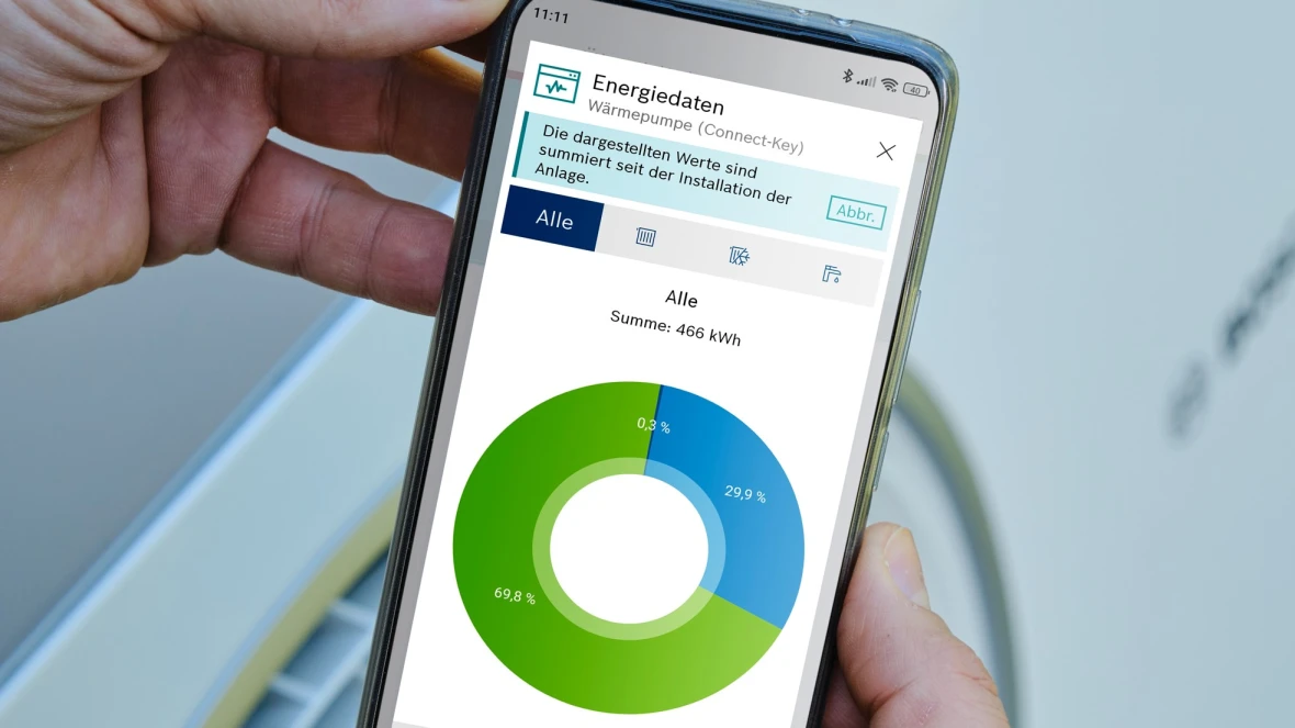 Energieverbrauch auf Telefon