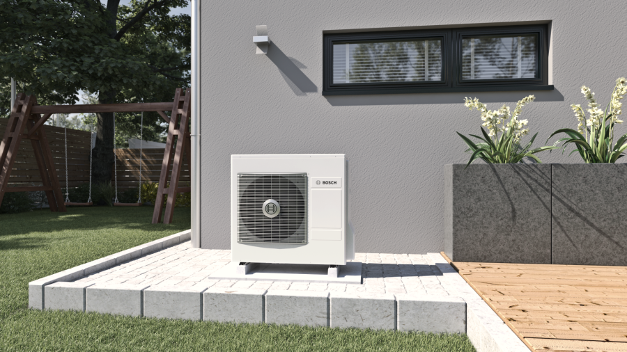 Bosch Split Wärmepumpe Compress 3400i AW mit Inneneinheit und Außeneinheit Bosch Split Wärmepumpe Compress 3400i AW mit Inneneinheit und Außeneinheit