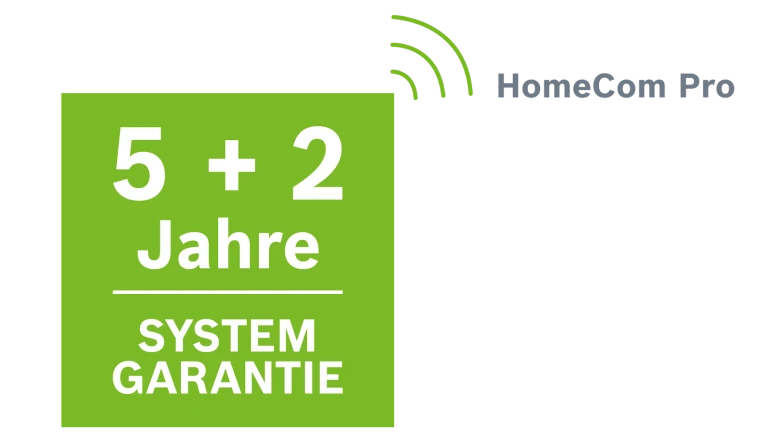 5+2 Jahre-Systemgarantie
